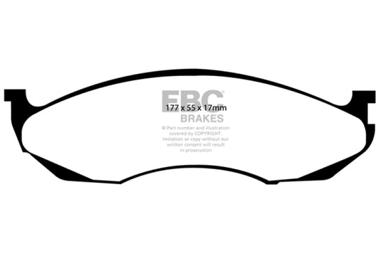 Ebc DP41022R EBC Yellowstuff Brake Pad Sets