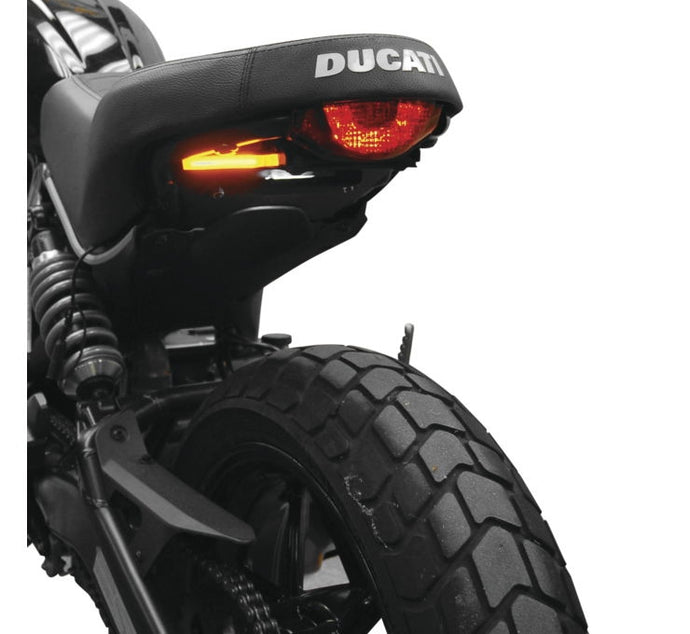 New Rage Cycles SIXTY2-FE-P Fender Eliminator with Side Mount License Plate Bracket