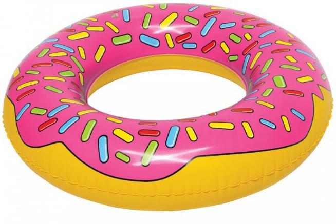 Kwik Tek 54-3003 Food Float - Strawberry Donut - 51in. Deflated