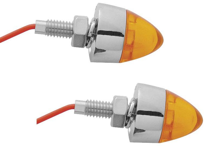 Pro-One Performance 402250 Mini Bullet LED Marker Lights - Amber Lens