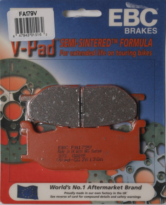 Ebc FA179V Semi-Sintered V Brake Pads