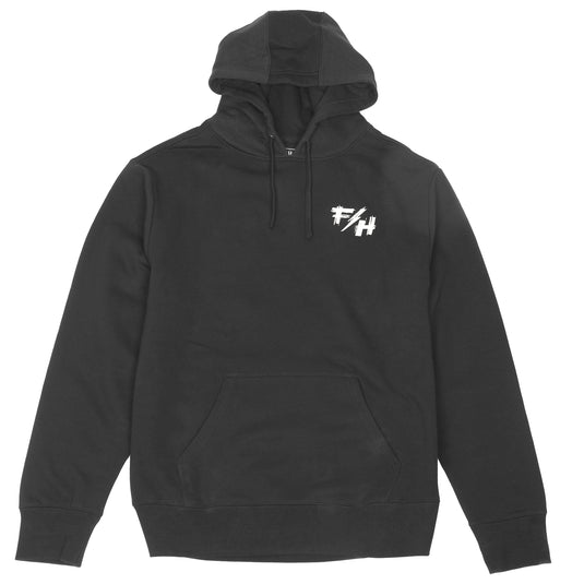 Fasthouse Fray Pullover Hoodie (XX-Large, Black)