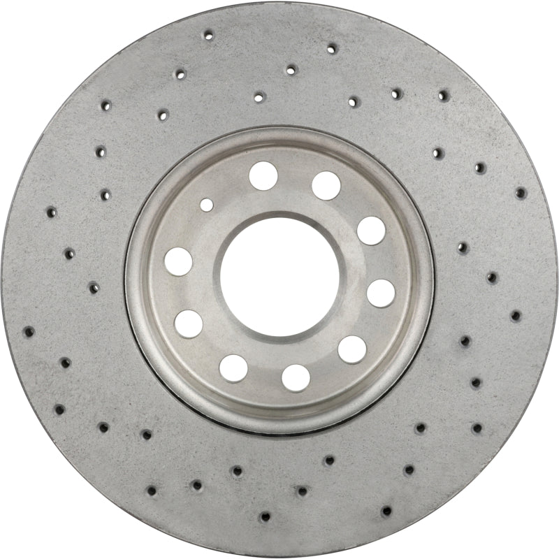 Load image into Gallery viewer, Brembo Oe 09.9145.1X BRE Drilled UV Coated Rotors
