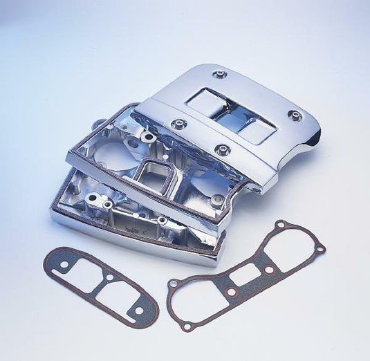 Drag Specialties DS-376502 Rocker Box Kit - Chrome