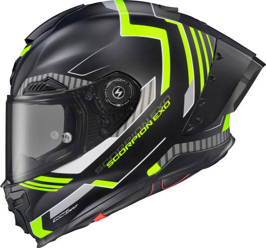 Scorpion Apex Exo-Warp Atarax Helmet (Small, Black/Hi-Vis)