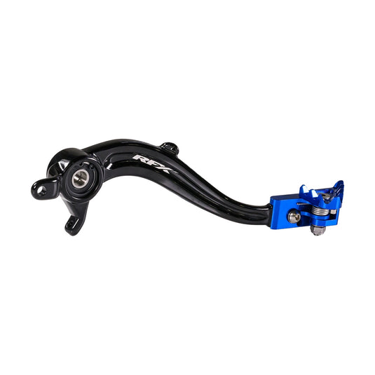 Rfx FXRB 60100 99BU Pro Series Rear Brake Pedal with Folding Tip - Blue