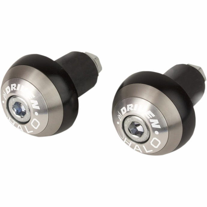 Driven Racing DHBEW-SL Halo Bar Ends - Silver