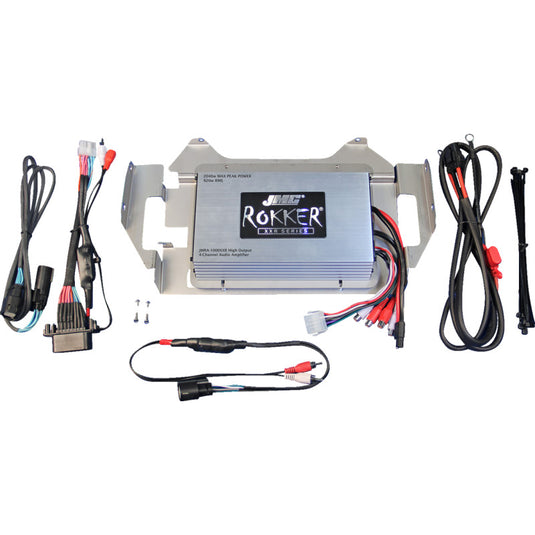 J&M JMA6-1000HC14ULCVO Rokker 1000XXR Stage-6 2040W 4-Channel Amplifier Kit