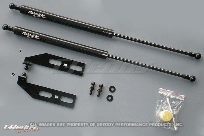Load image into Gallery viewer, Greddy 18540101 GRE Hood Lifter Kits
