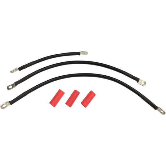 Drag Specialties 2113-0667 Battery Cable Kit - Black