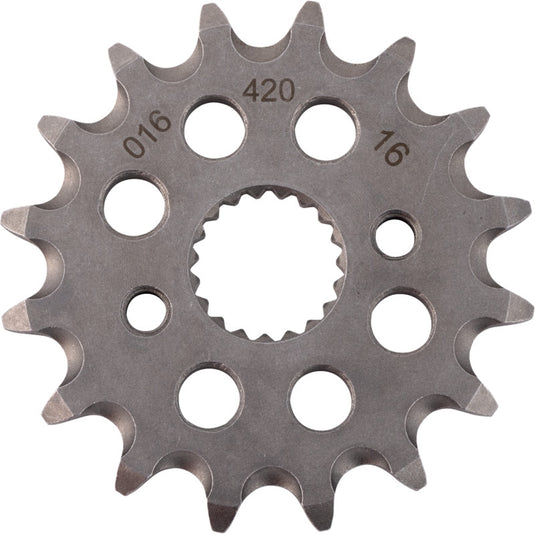 Moto-Master 610161116 Steel Front Sprocket - 16T (Natural)