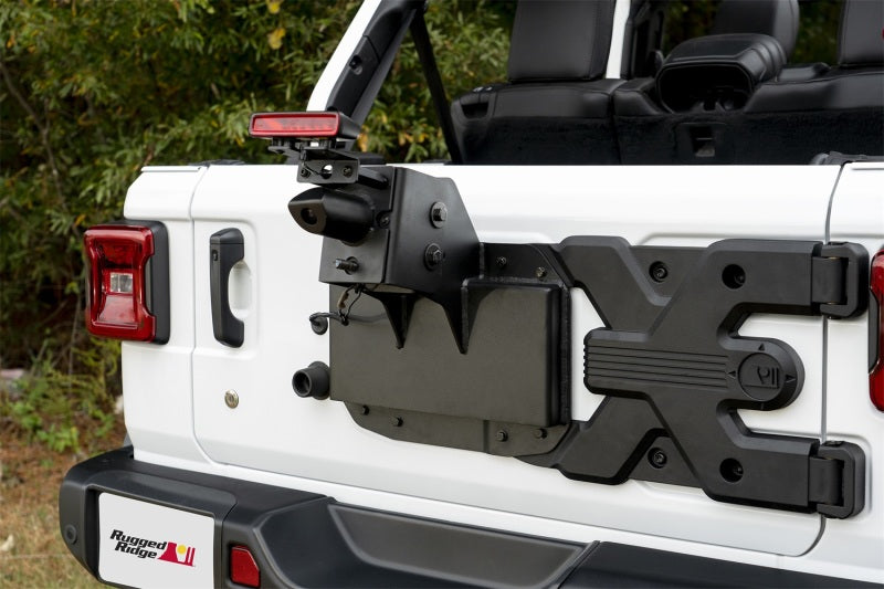 Load image into Gallery viewer, Rugged Ridge 11546.57 RUG Spare Tire Carriers
