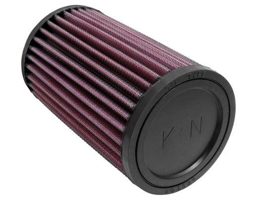 K&N Engineering RU-0820 Universal Round Straight Air Filter - Rubber End Cap