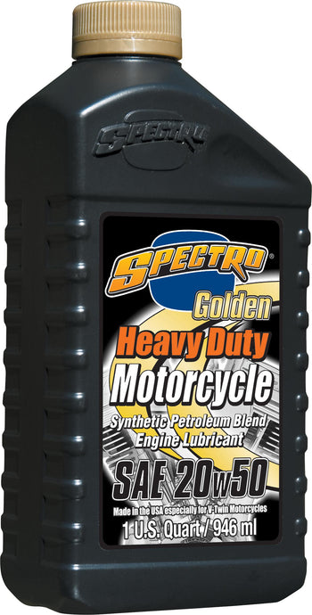 Spectro 310312 Golden Heavy Duty Semi-Syn - 20W50 - 1qt - 12/Case