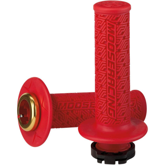 Moose Racing B36MRR-D Series 36 Lock-On Grips (Red)