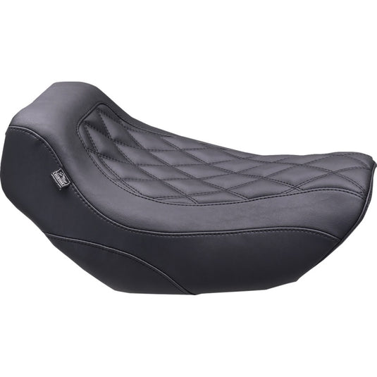 Mustang 83100 Tripper Solo Seat - Double Diamond (Black)