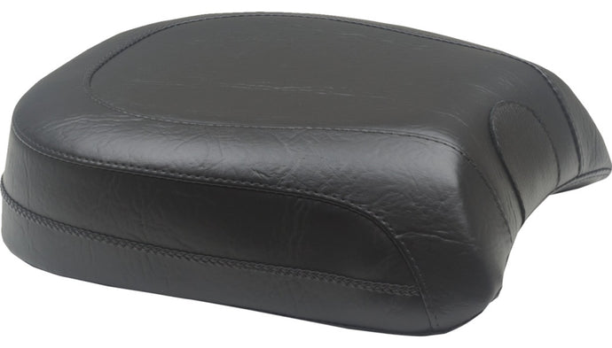 Mustang 89207 Recessed Wide Touring Passenger Seat - Black without Studs