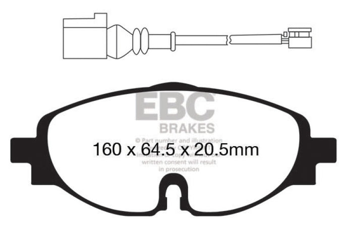 Ebc DP22150 EBC Greenstuff Brake Pad Sets