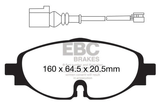 Ebc DP22150 EBC Greenstuff Brake Pad Sets