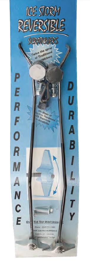 Load image into Gallery viewer, Over The Top Performance REVERSIBLE Rail Mounted Reversible Ice Scratchers
