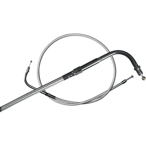 Magnum 53213 Alternative Length Polished Stainless Braided Throttle Cable - 42 1/2in.