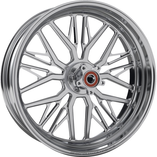 Performance Machine 1202-7814R-NVSAP-CH Nivis Front Wheel - 18in.x5.5in. - Chrome