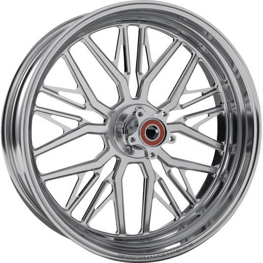 Performance Machine 1202-7814R-NVSAP-CH Nivis Front Wheel - 18in.x5.5in. - Chrome