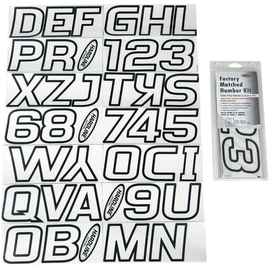 Hardline 800CLRBLK Series 800 Registration Kit - Clear - Clear/Black