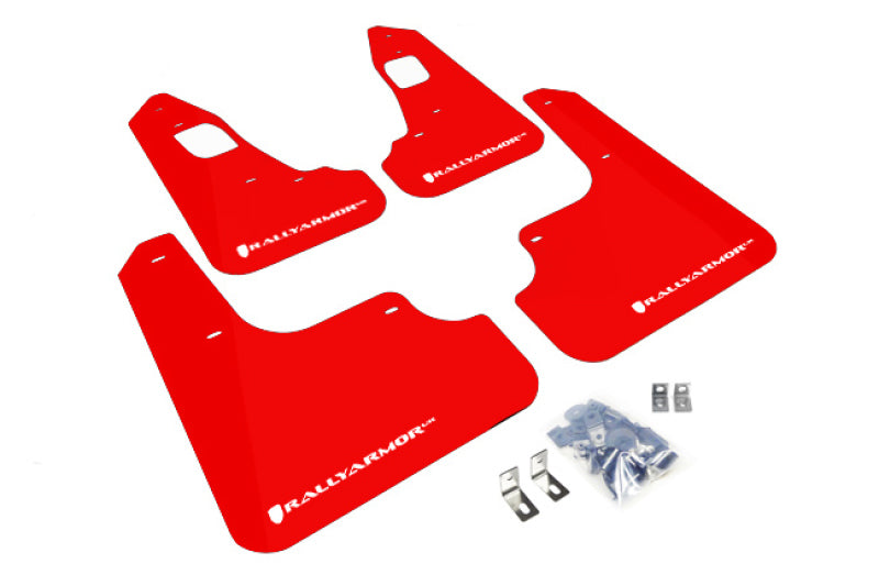 Load image into Gallery viewer, Rally Armor MF10-UR-RD/WH RAL UR Red Flap/Wht Logo
