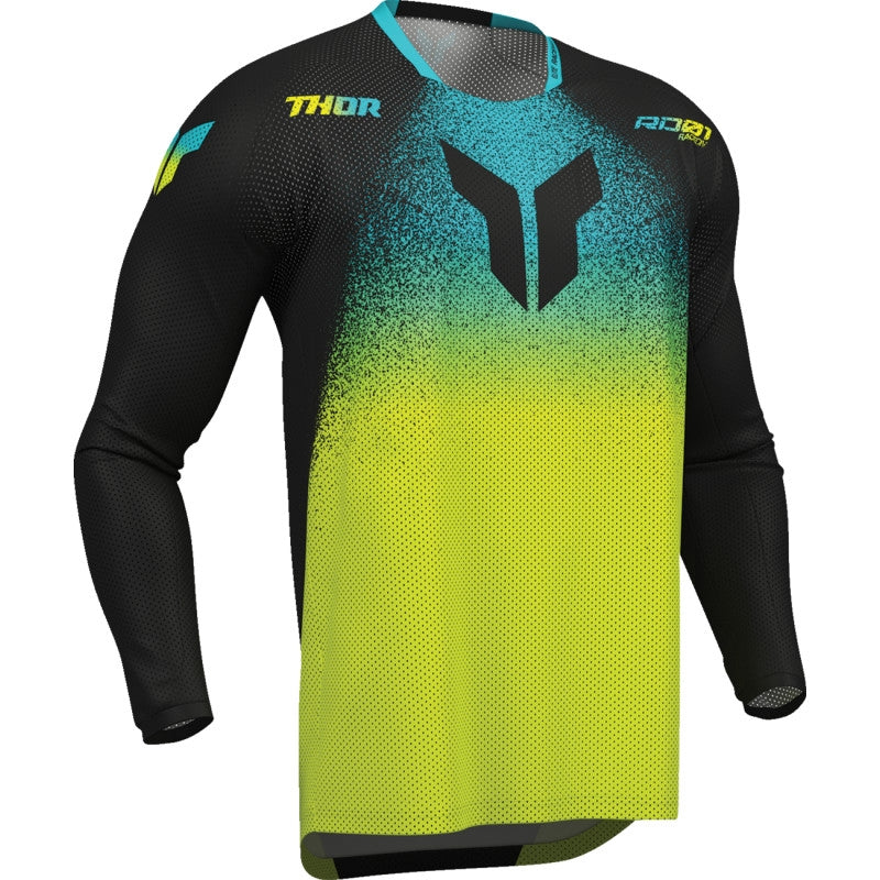 Load image into Gallery viewer, Thor Launchmode Air Darkside Jersey (X-Large, Black/Acid)
