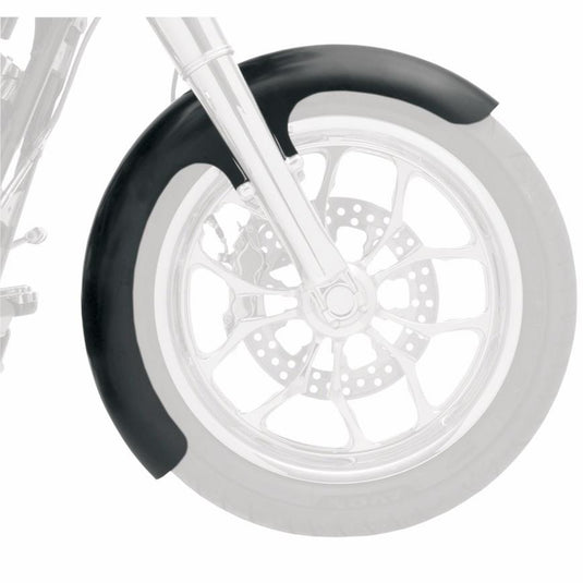 Klock Werks KWF-03-0009 Tire Hugger Series Wrapper Front Fender with Raw Mounting Blocks for 19in. Wheel