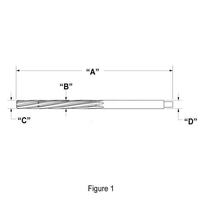 Load image into Gallery viewer, Kibblewhite Precision GR-2770 Reamer for Manganese Bronze Valve Guide - 7mm
