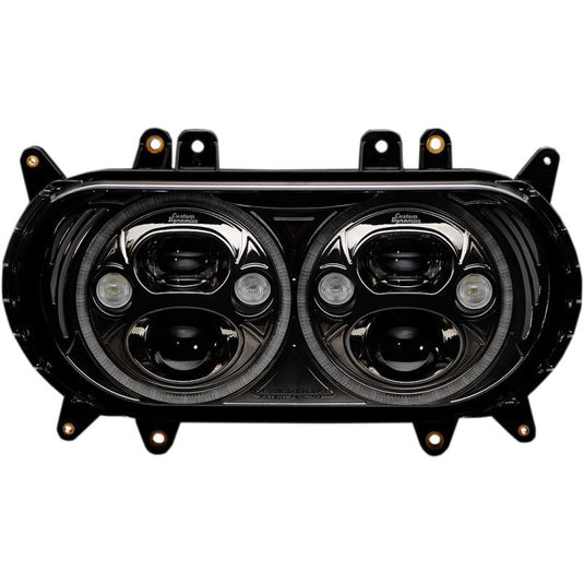 Custom Dynamics CDTB-RG-15-B 5.75in. LED Headlamps - Black