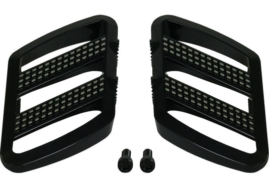 Show Chrome 41-426 Combat Floorboards - Driver - Black with Contrast Cut