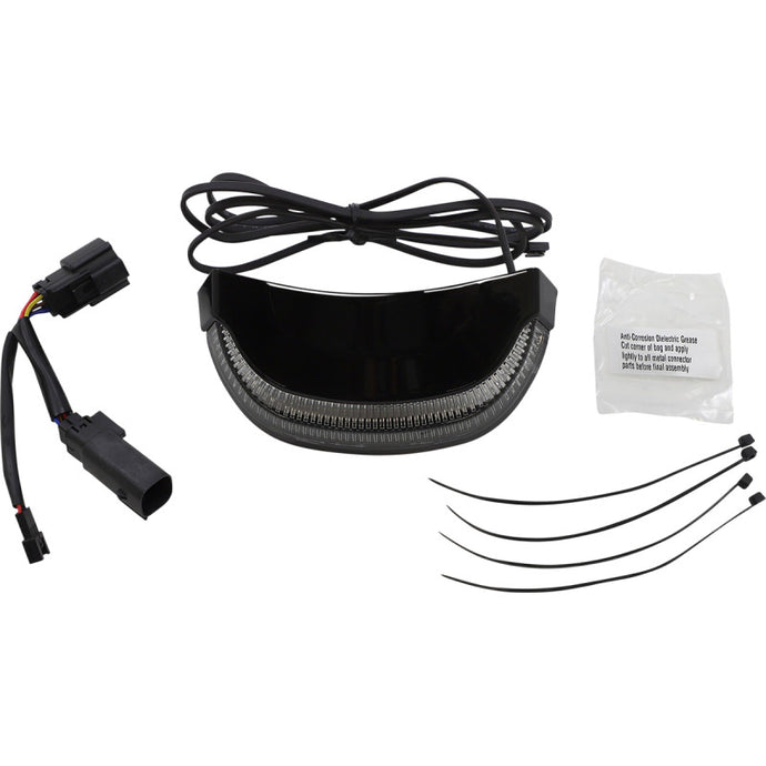 Ciro 40154 Crown Taillight - Black Housing/Smoke Lens