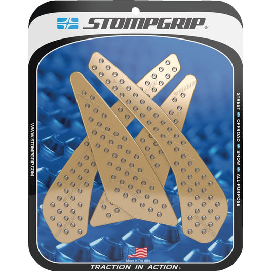 Stompgrip 55-10-0151C Volcano Profile Traction Tank Grip - Street - Clear