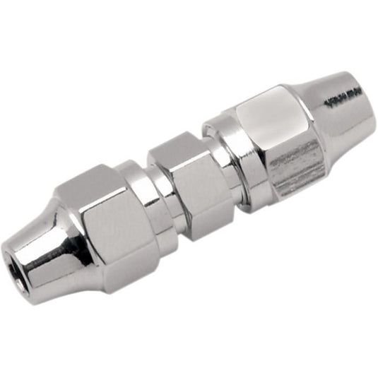 Drag Specialties 1742-0066 Universal Chrome Union Fitting - 3/16in.-3/16in.