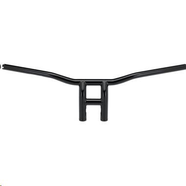 Biltwell Inc. 6258-2015 1in. Throttle-By-Wire Tyson XL Pullback 8in. Handlebar - Black Electroplated
