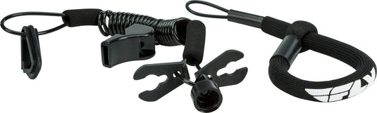 Fly Racing FUJL-2389-BLK Ultra Cord Floating Tethercord/Lanyard - Black