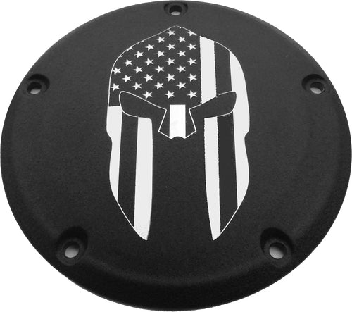 Custom Engraving Ltd PATR20-46BG Culture Derby Cover - Spartan - Black