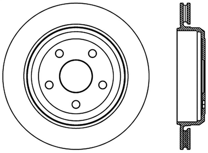 Load image into Gallery viewer, Stoptech 126.58007SL ST Slotted Sport Brake Rotors
