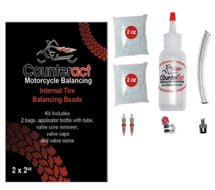 Counteract Cakit-1-1 Tire Balancing Beads and Installation Bottle