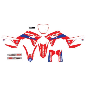 Dcor 20-10-921 HRC Honda Complete Graphic Kit - White