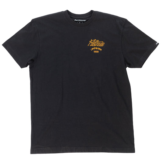 Fasthouse Horizon SS T-Shirt (Large, Black)