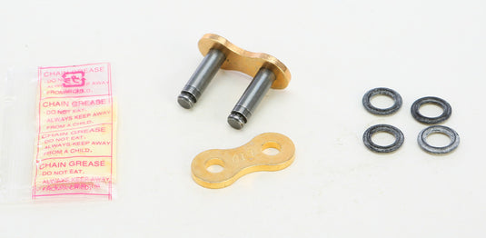 D.I.D FJ520ATV Clip Connecting Link for 520 ATV Series X-Ring Chain - Gold/Black