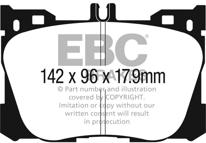 Ebc DP33070C EBC Redstuff Brake Pad Sets