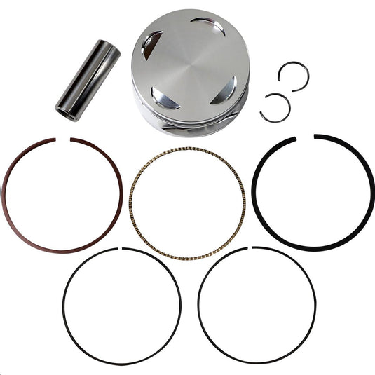 J.E. Pistons 300276 Round Piston Kit - 1.00mm Oversize to 101.00mm, 10.5:1 Compression