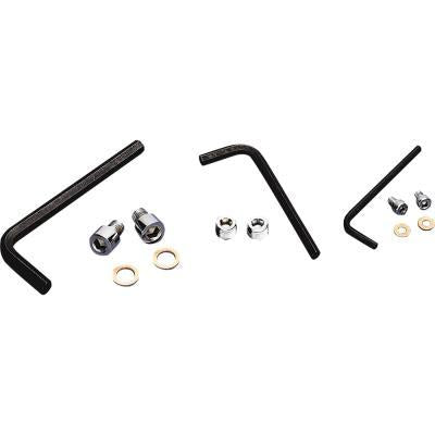Drag Specialties DS-190795 Individual Chrome Socket-Head Bolt Set - Knurled