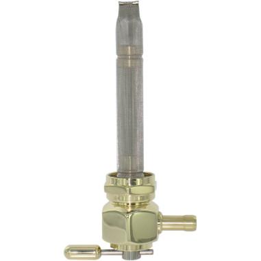 Pingel 1211-CR Power-Flo Fuel Valve - 3/8in. NPT Round - 90 Deg. Outlet Facing Forward - Smooth
