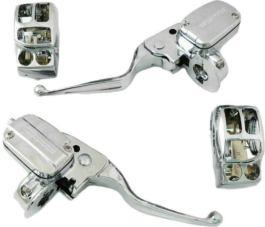 Harddrive 53982 17-Up Style Handle Bar Controls - Chrome